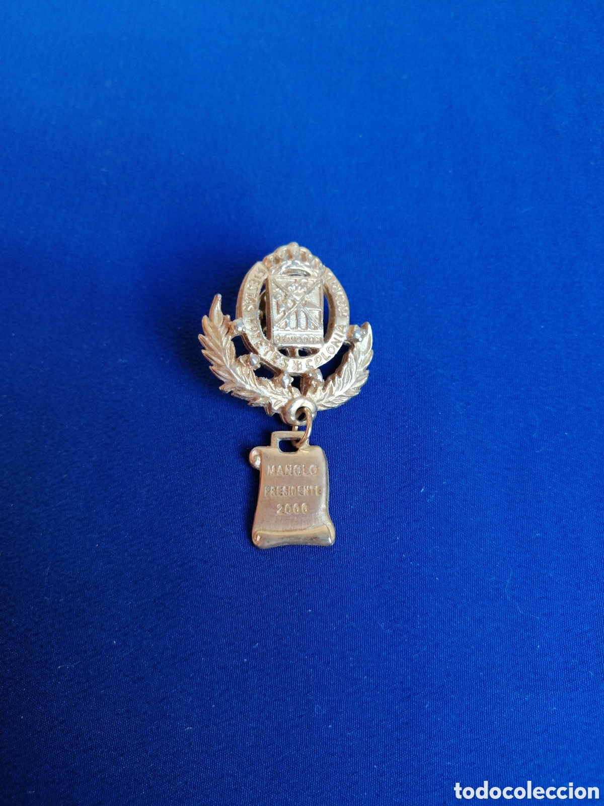 Pins de colecci&oacute;n: BENIDORM - FIESTAS FOYETES COLONIA MADRID - MANOLO PRESIDENTE A&Ntilde;O 2000