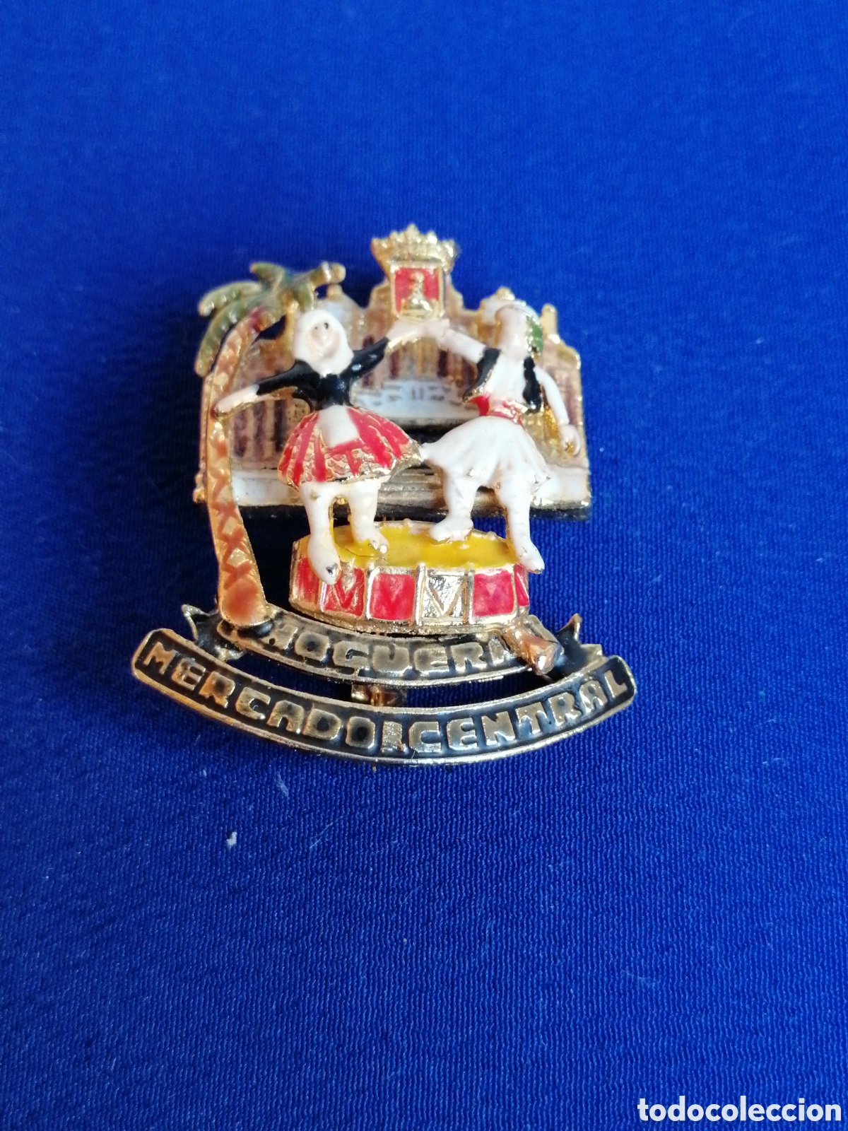 Pins de colecci&oacute;n: HOGUERA MERCADO CENTRAL - HOGUERAS DE ALICANTE INSIGNIA ALFILER