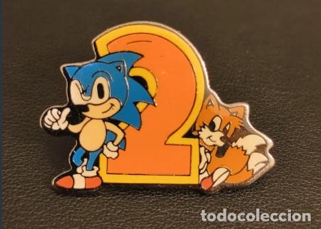 Pins de colecci&oacute;n: Pin Sonic 2 SEGA 1992 original vintage