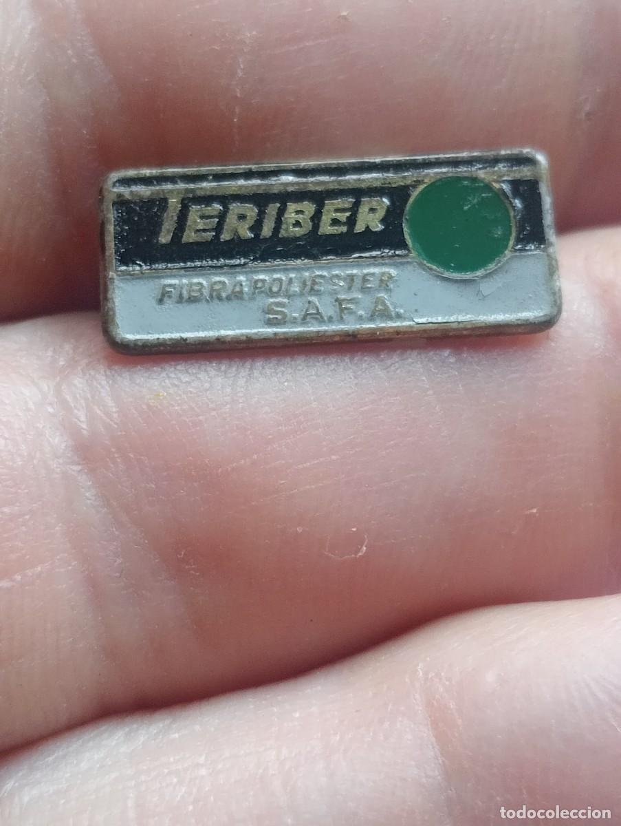 Pins de colecci&oacute;n: INSIGNIA TERIBER MARCA TEXTIL PINS SOLAPA - Foto 1