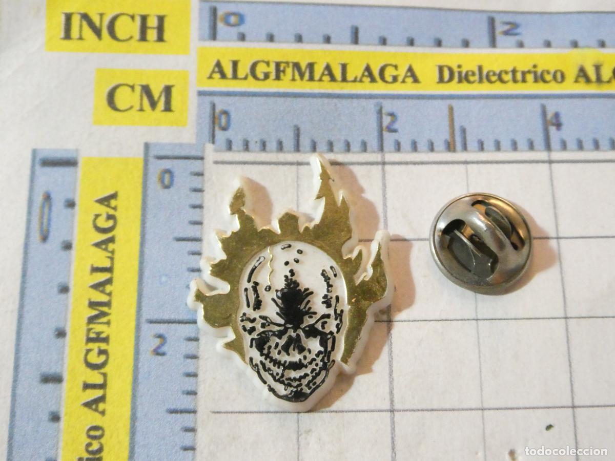 Pins de colecci&oacute;n: PIN CINE SUPERH&Eacute;ROES. MARVEL. GHOST RIDER CALAVERA LLAMAS