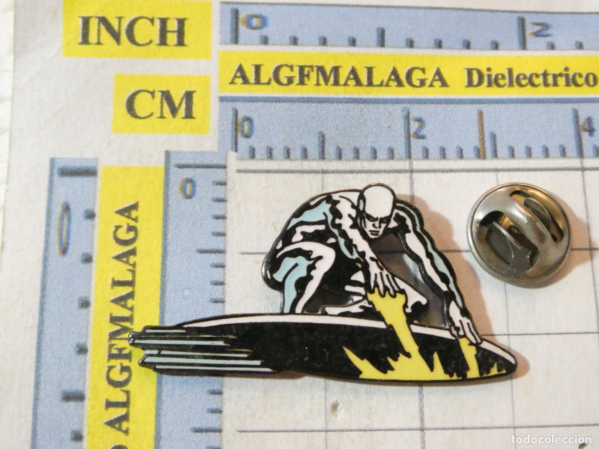 Pins de colecci&oacute;n: PIN CINE SUPERH&Eacute;ROES. MARCAJE MARVEL 1989. SILVER SURFER . SUPER H&Eacute;ROE