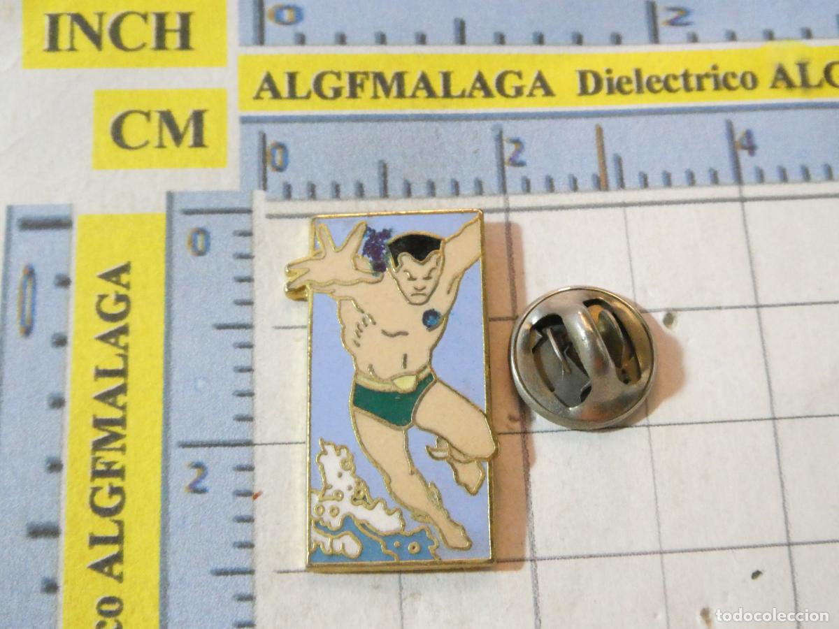 Pins de colecci&oacute;n: PIN CINE SUPERH&Eacute;ROES. MARCAJE MARVEL 1990. NAMOR THE SUBMARINER HOMBRE SUBMARINO. SUPER H&Eacute;ROE