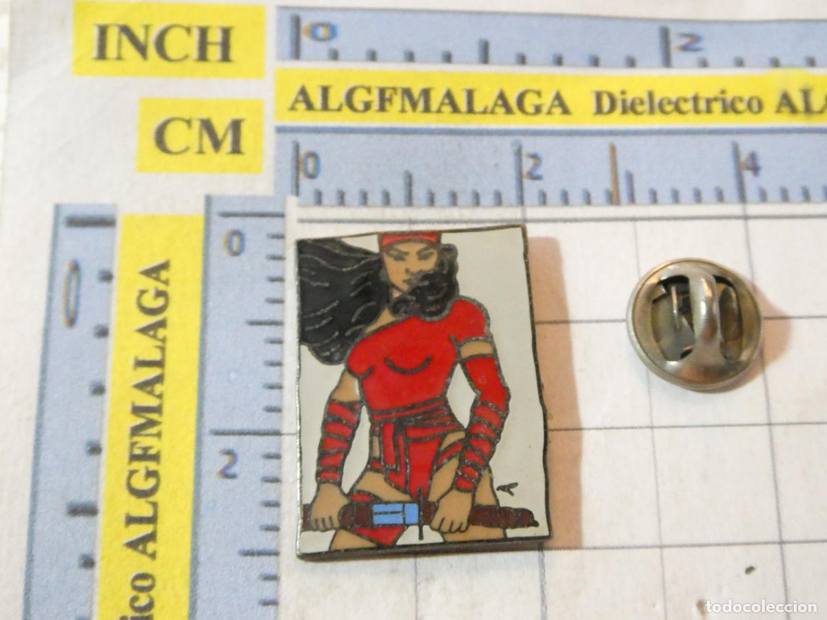 Pins de colecci&oacute;n: PIN CINE SUPERH&Eacute;ROES. MARCAJE MARVEL 1988. ELEKTRA NATCHIOS. SUPER H&Eacute;ROE