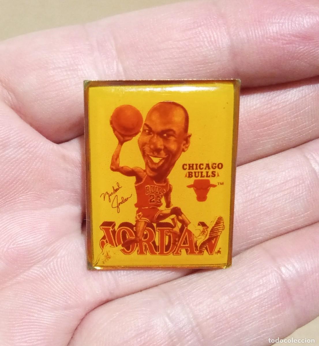 Sammlung von Pins: PIN PINS PIN'S MICHAEL JORDAN MVP SALEM CHICAGO BULLS 1990 1991 1992 NIKE AIR JORDAN ROOKIE 1985 H3