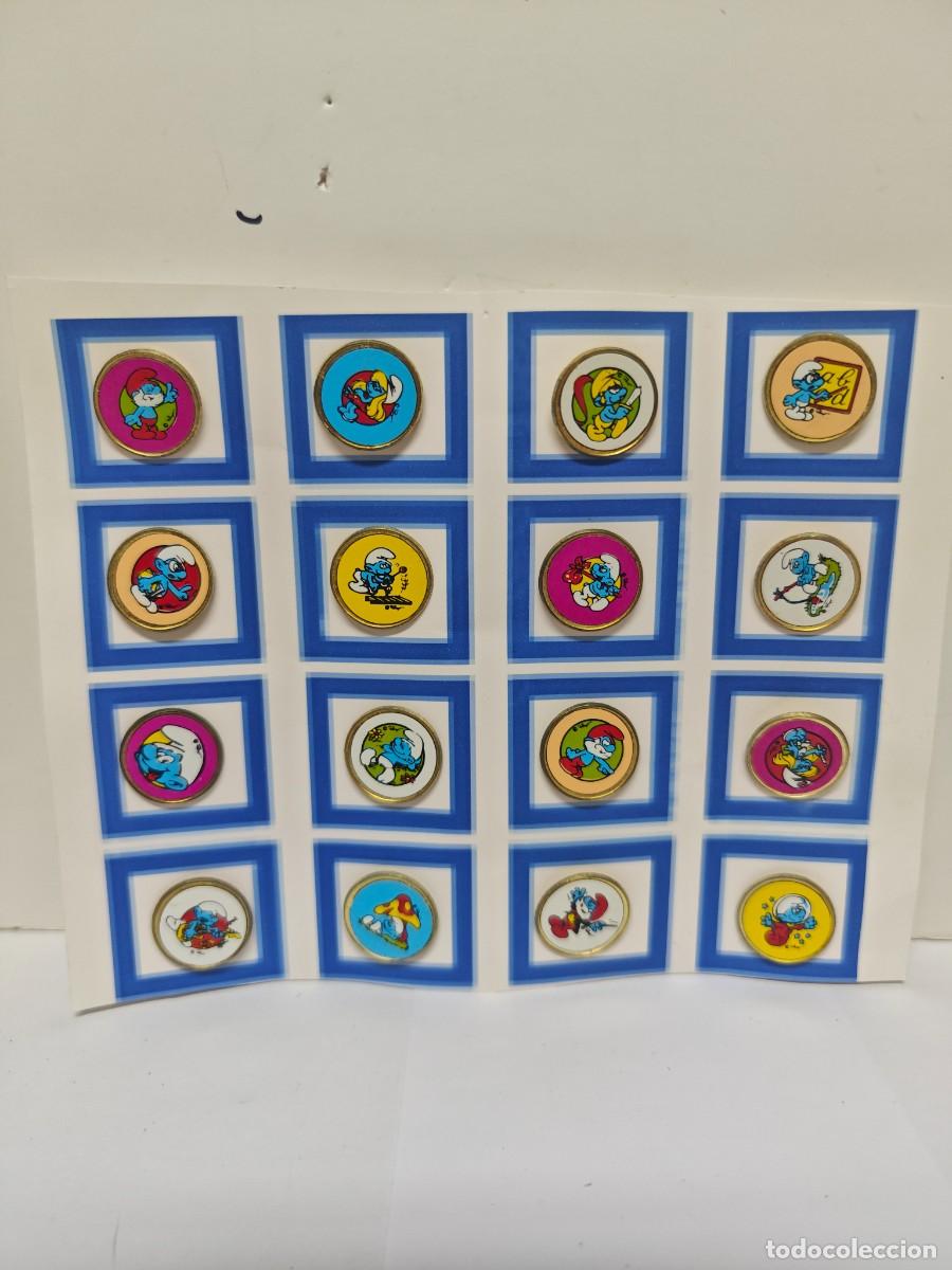 Pins de colecci&oacute;n: LOTE 16 PINS PITUFOS A&Ntilde;OS 80