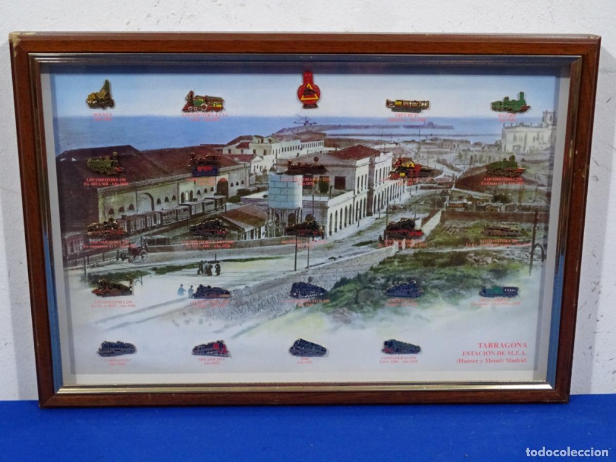 Sammlung von Pins: CUADRO 24 PUNS COLECCI&Oacute;N LOCOMOTORAS. TARRAGONA (AUSER Y MEUEL) MADRID.