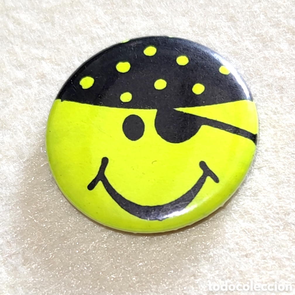 Pins de colecci&oacute;n: Pin chapa Acid House Pirata 1990