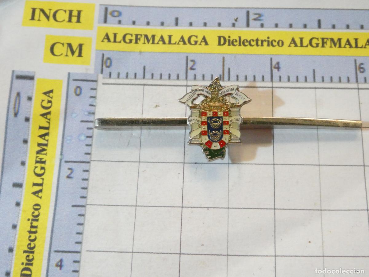Pins de colecci&oacute;n: ALFILER DE CORBATA PISACORBATAS. ESCUDO HER&Aacute;LDICO CIUDAD AUT&Oacute;NOMA MELILLA. PLATEADO