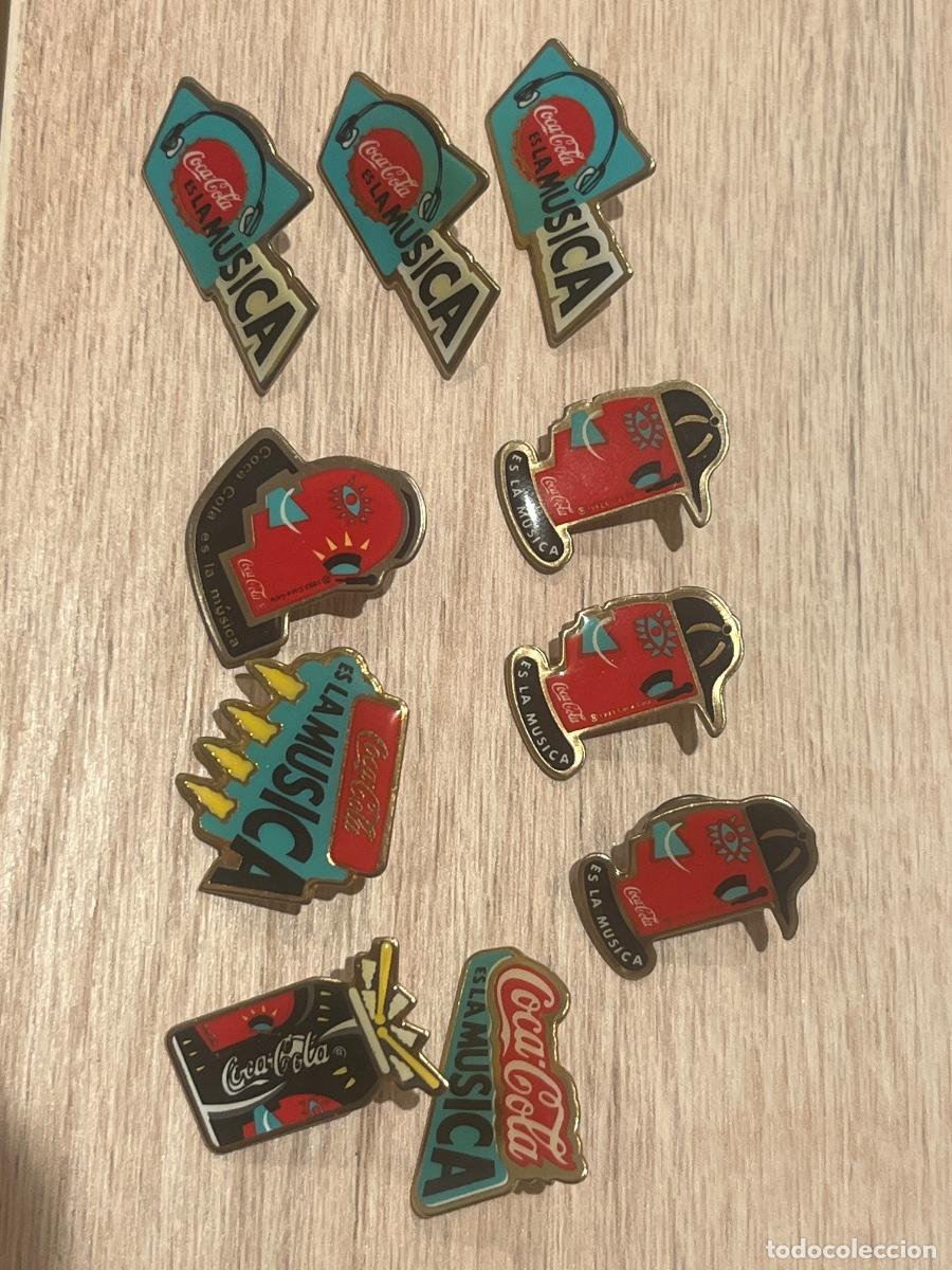 Pins de colecci&oacute;n: PINS &ldquo;ES LA M&Uacute;SICA&rdquo; CocaCola