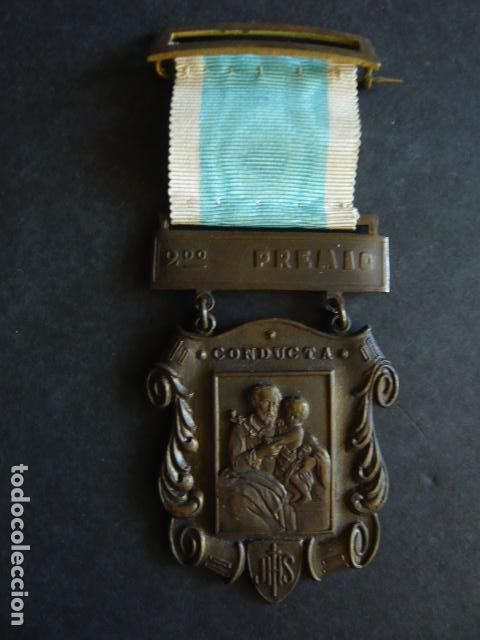 Sammlung von Pins: MEDALLA ESCOLAR 2&ordm; PREMIO CONDUCTA COLEGIO SAN JOSE VILLAFRANCA DE LOS BARROS BADAJOZ