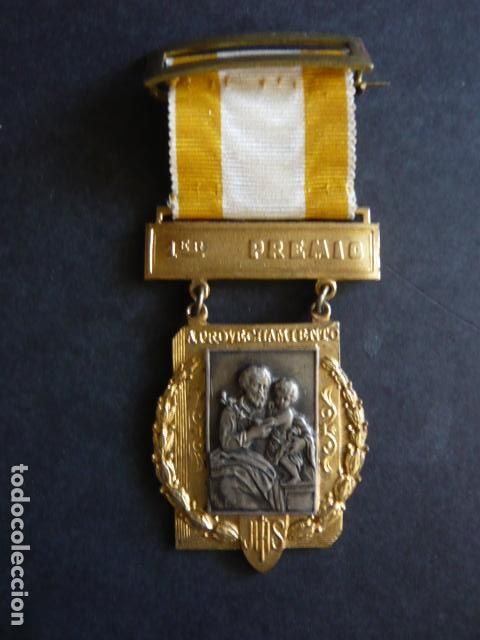 Pins de colecci&oacute;n: MEDALLA ESCOLAR 1ER PREMIO APROVECHAMIENTO COLEGIO SAN JOSE VILLAFRANCA DE LOS BARROS BADAJOZ