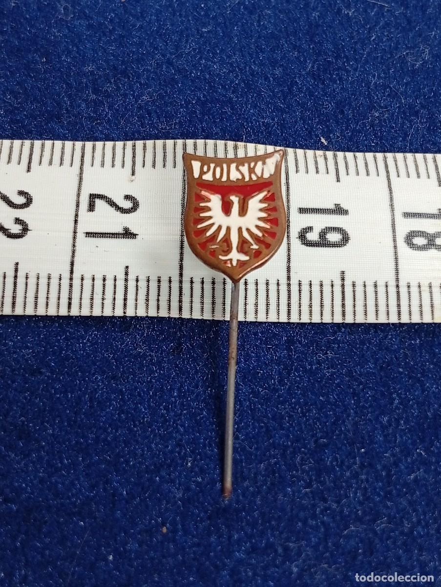Pins de colecci&oacute;n: PIN ALFILER ESCUDO AGUILA POLONIA ESMALTADO (2)-COLECCI&Oacute;N JORDI LLOPART ATLETA MARXA-