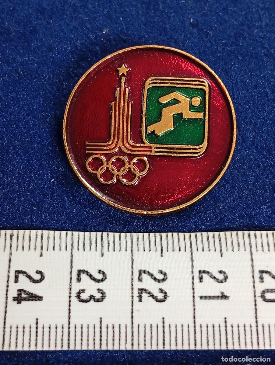Pins de colecci&oacute;n: PIN JUEGOS OLIMPICOS MOSCU 80,OLIMPIADAS (3)-COLECCI&Oacute;N JORDI LLOPART ATLETA MARXA-