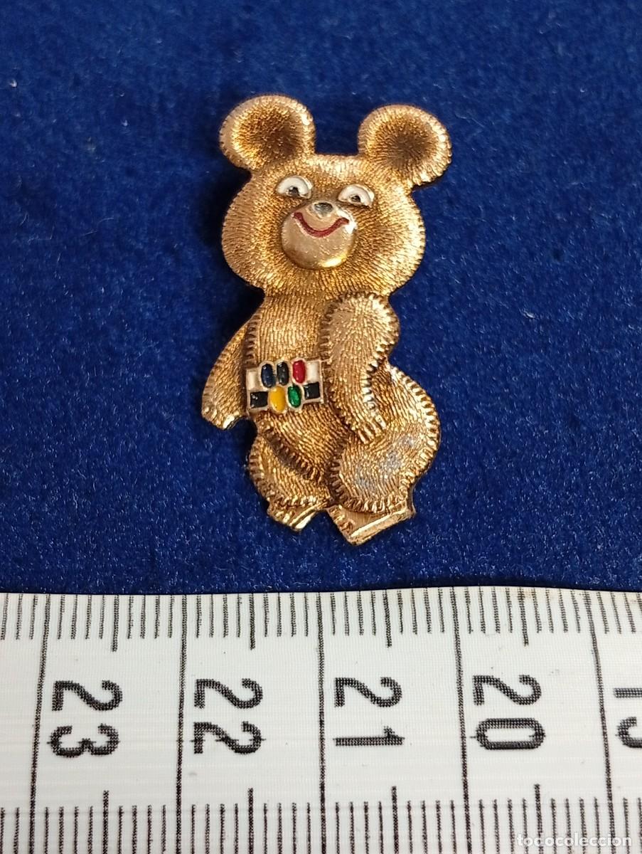 Pins de colecci&oacute;n: PIN MISHA JUEGOS OLIMPICOS MOSCU 80,OLIMPIADAS-COLECCI&Oacute;N JORDI LLOPART ATLETA MARXA-