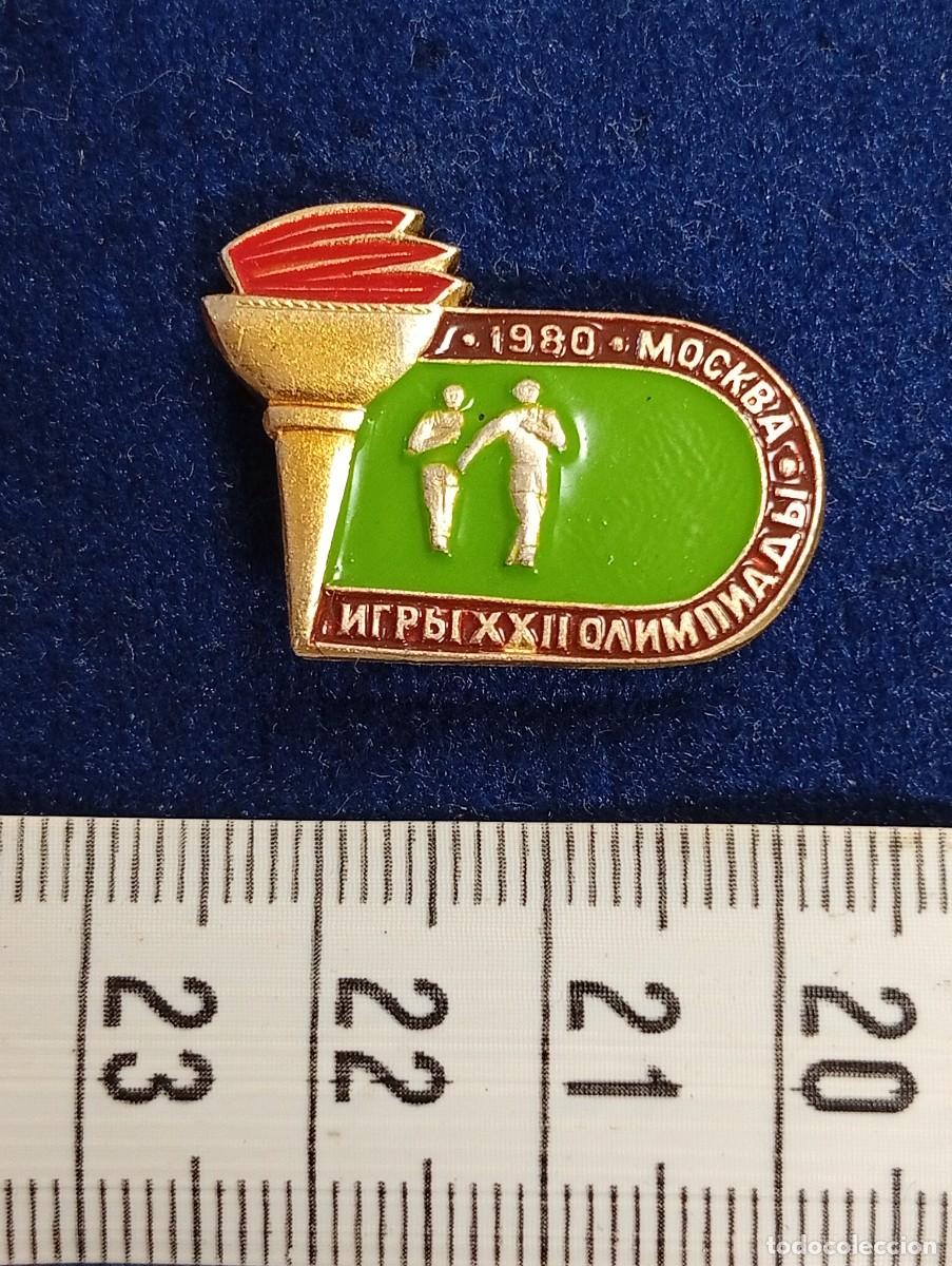Pins de colecci&oacute;n: PIN JUEGOS OLIMPICOS MOSCU 80,OLIMPIADAS (2)-COLECCI&Oacute;N JORDI LLOPART ATLETA MARXA-