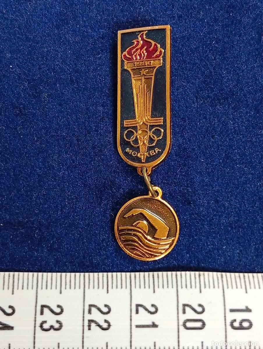Pins de colecci&oacute;n: PIN JUEGOS OLIMPICOS MOSCU 80,OLIMPIADAS (2)-COLECCI&Oacute;N JORDI LLOPART ATLETA MARXA-