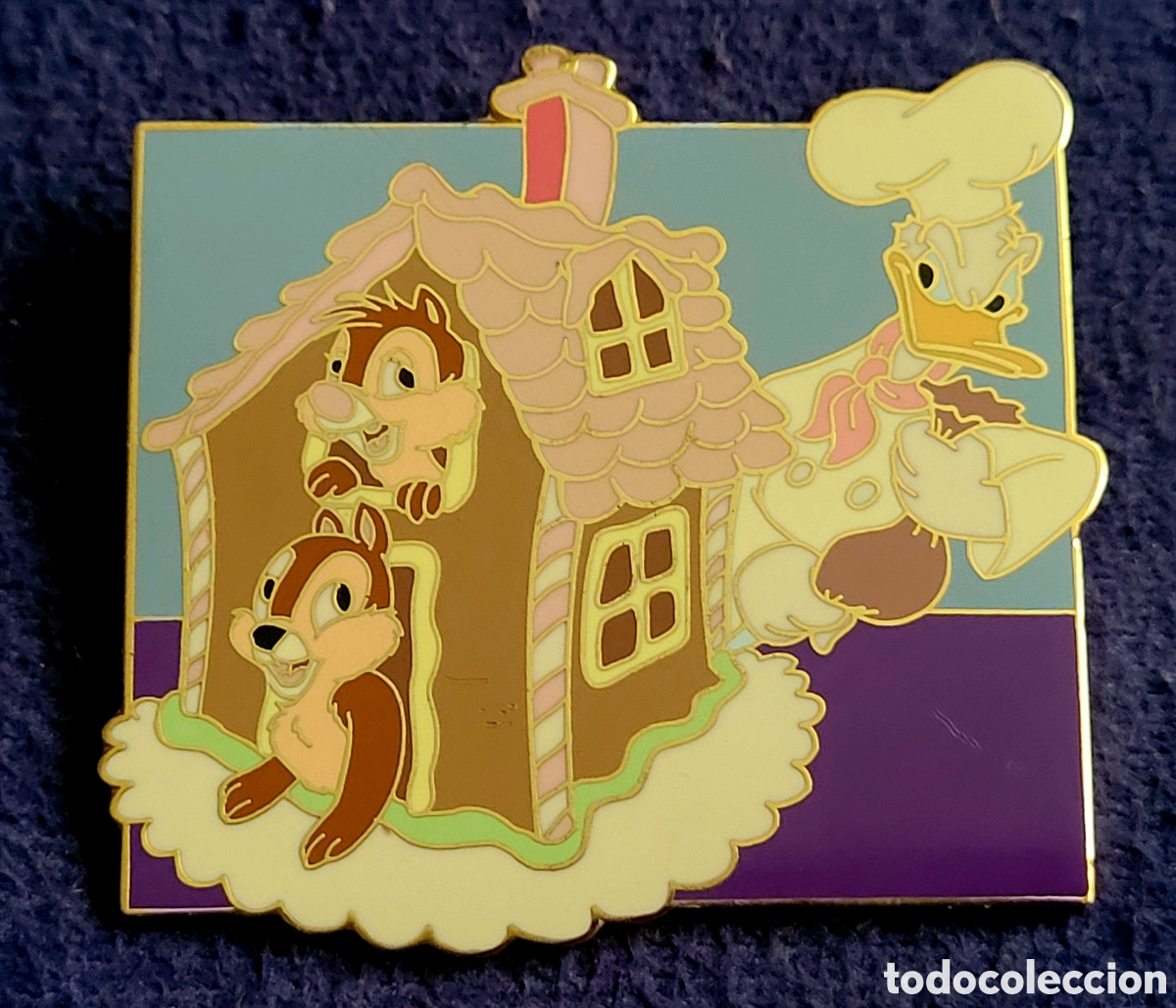 Sammlung von Pins: MUY DIFICIL: Precioso pin edicion limitada 1000 Disney Auctions Pato Donald + Chip y Chap
