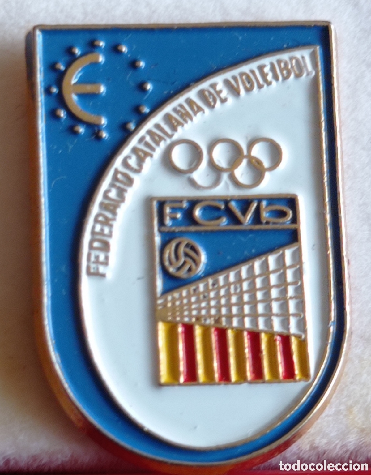 Pins de colecci&oacute;n: PIN FEDERACI&Oacute;N CATALANA DE VOLEIBOL