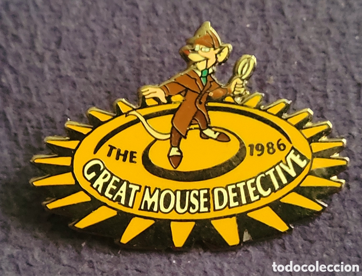 Pins de colecci&oacute;n: Bonito Disney pin 'Great Mouse Detective' Basil el raton superdetective Countdown to the Millenium