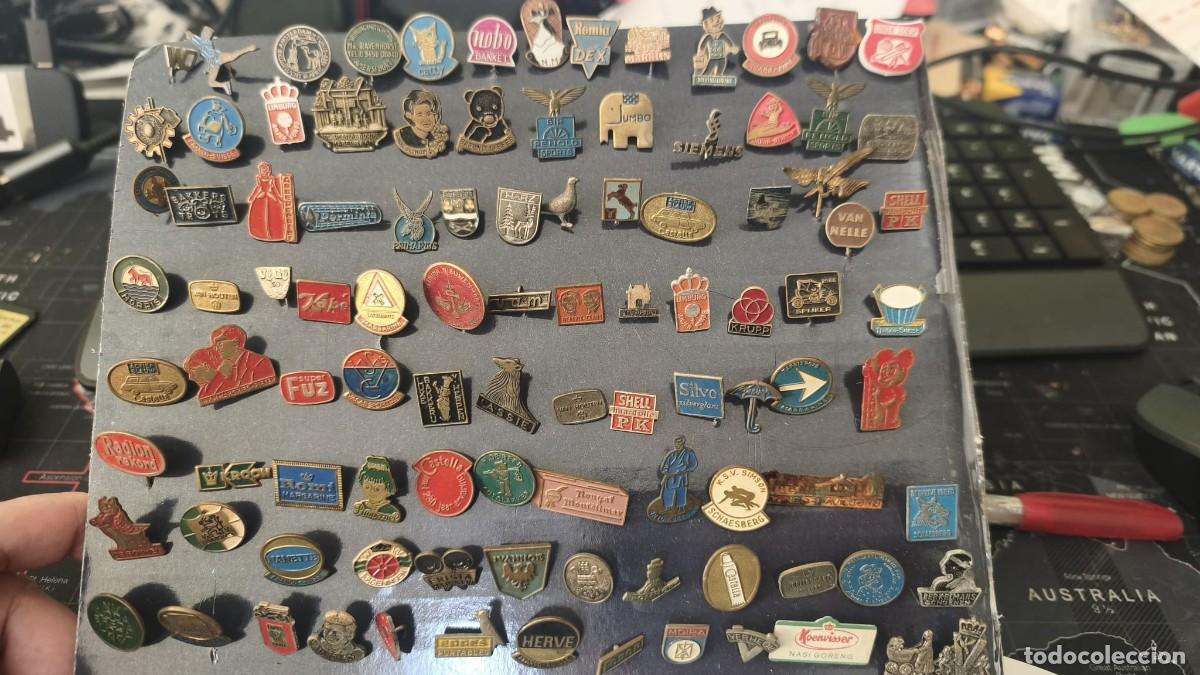 Pins de colecci&oacute;n: 100 pins de aguja antiguos