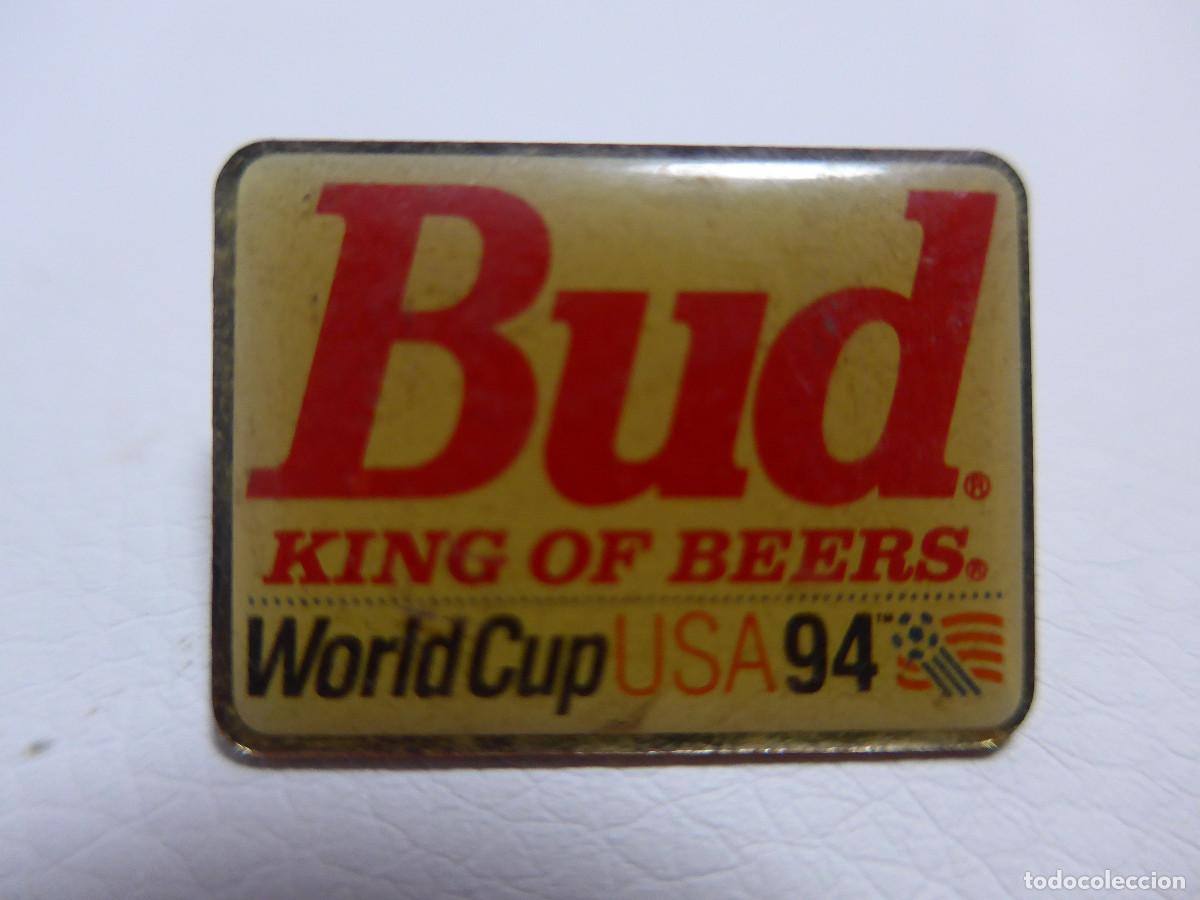 Pins de colecci&oacute;n: PIN BUD KING OF BEERS WORLD CUP USA 94