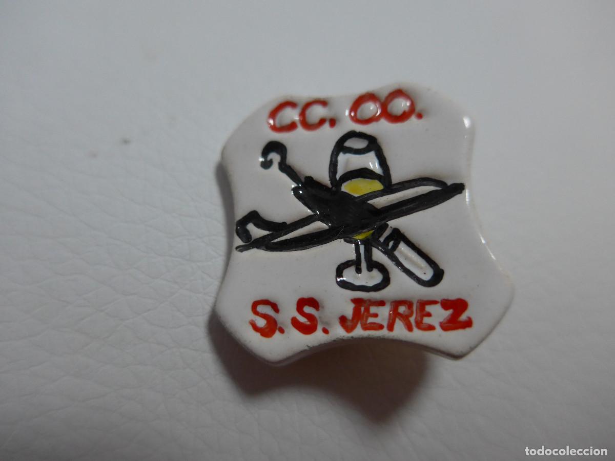 Pins de colecci&oacute;n: PIN CC. OO. COMISIONES OBRERAS Y S. S. SEMANA SANTA DE JEREZ