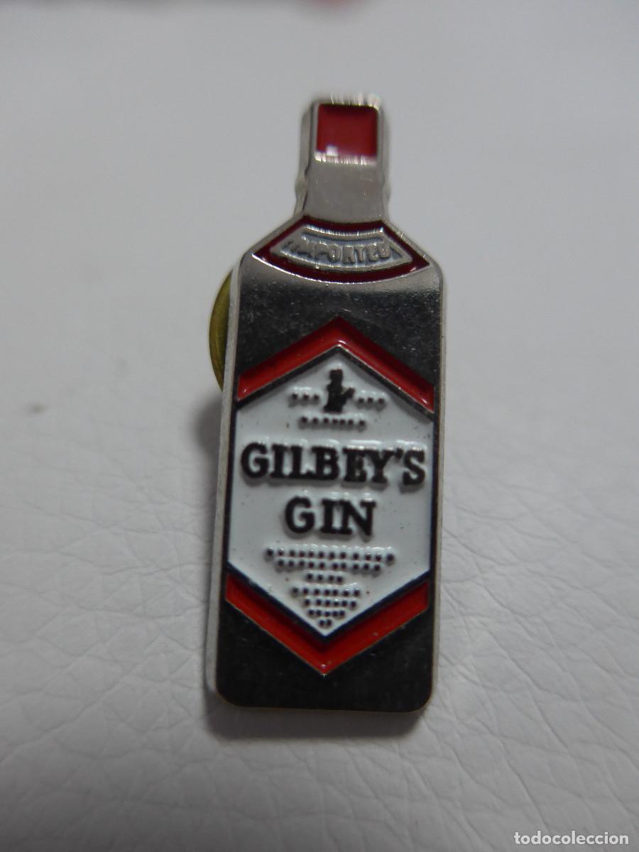Pins de colecci&oacute;n: PIN BOTELLA DE GILBEY'S GIN