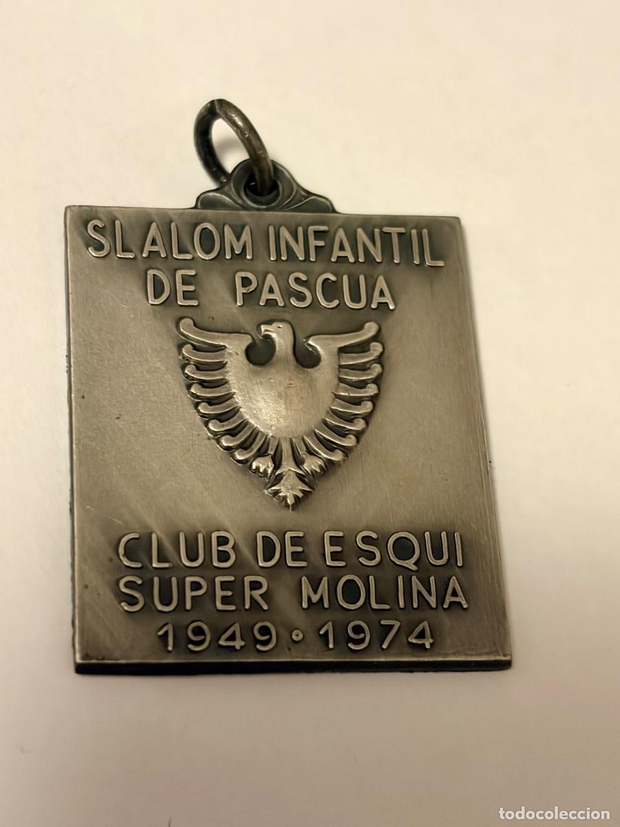 Pins de colecci&oacute;n: ANTIGUA MEDALLA ESTACION ESQUI S&Uacute;PER MOLINA / 1949 - 1974
