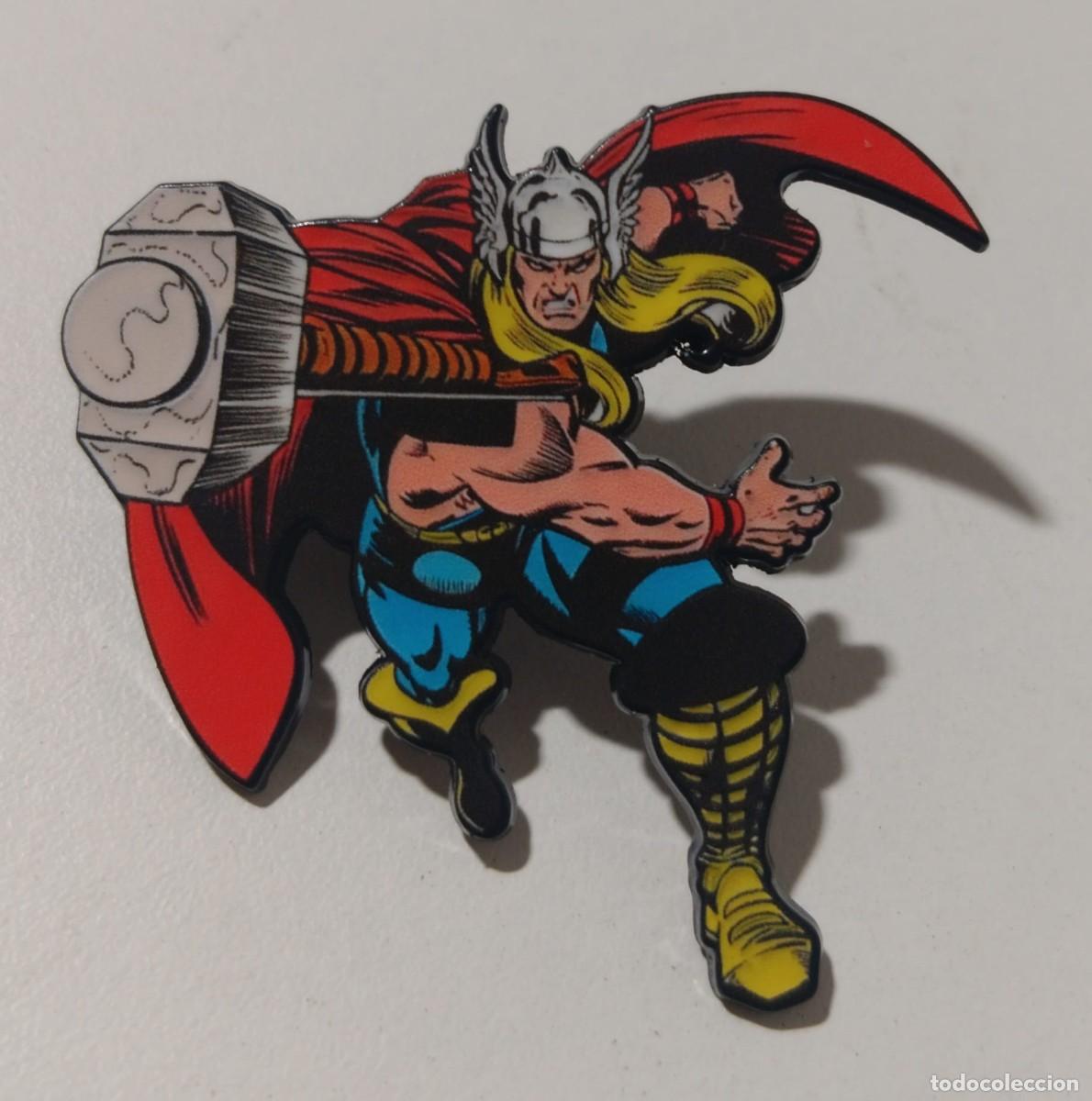 Pins de colecci&oacute;n: BONITO PIN DE METAL SERIE MARVEL SUPERHEROES THOR