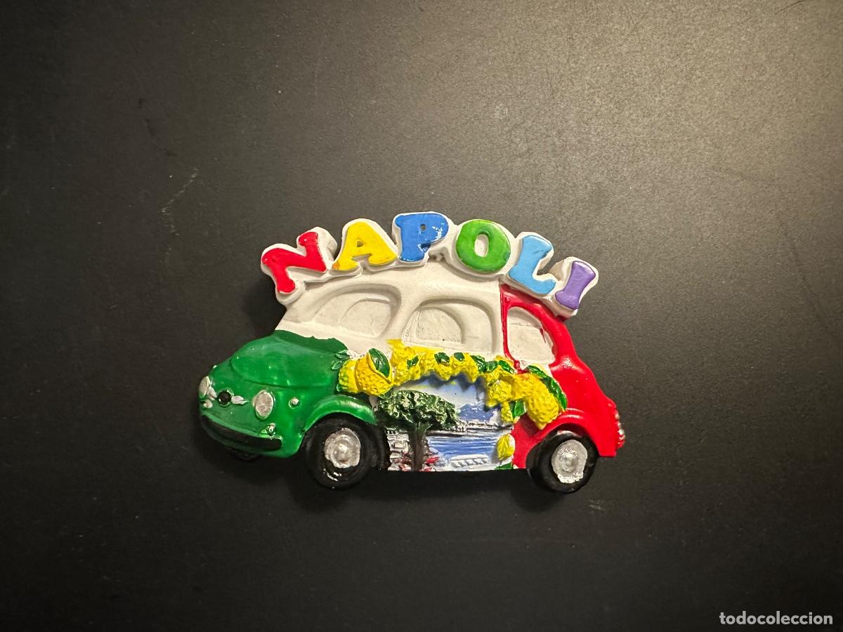 Pins de colecci&oacute;n: Pin nevera Fiat 500 N&aacute;poles