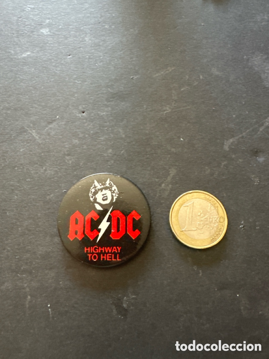 Pins de colecci&oacute;n: Pins de rock AC/DC a&ntilde;os 80