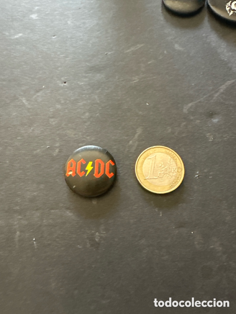 Pins de colecci&oacute;n: Pins de rock AC/DC a&ntilde;os 80