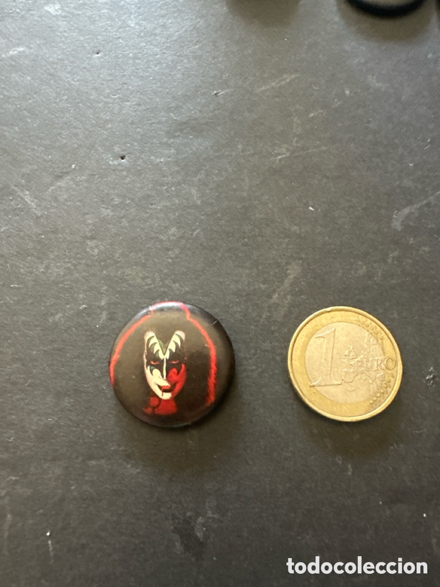 Pins de colecci&oacute;n: Pins de rock KISS a&ntilde;os 80