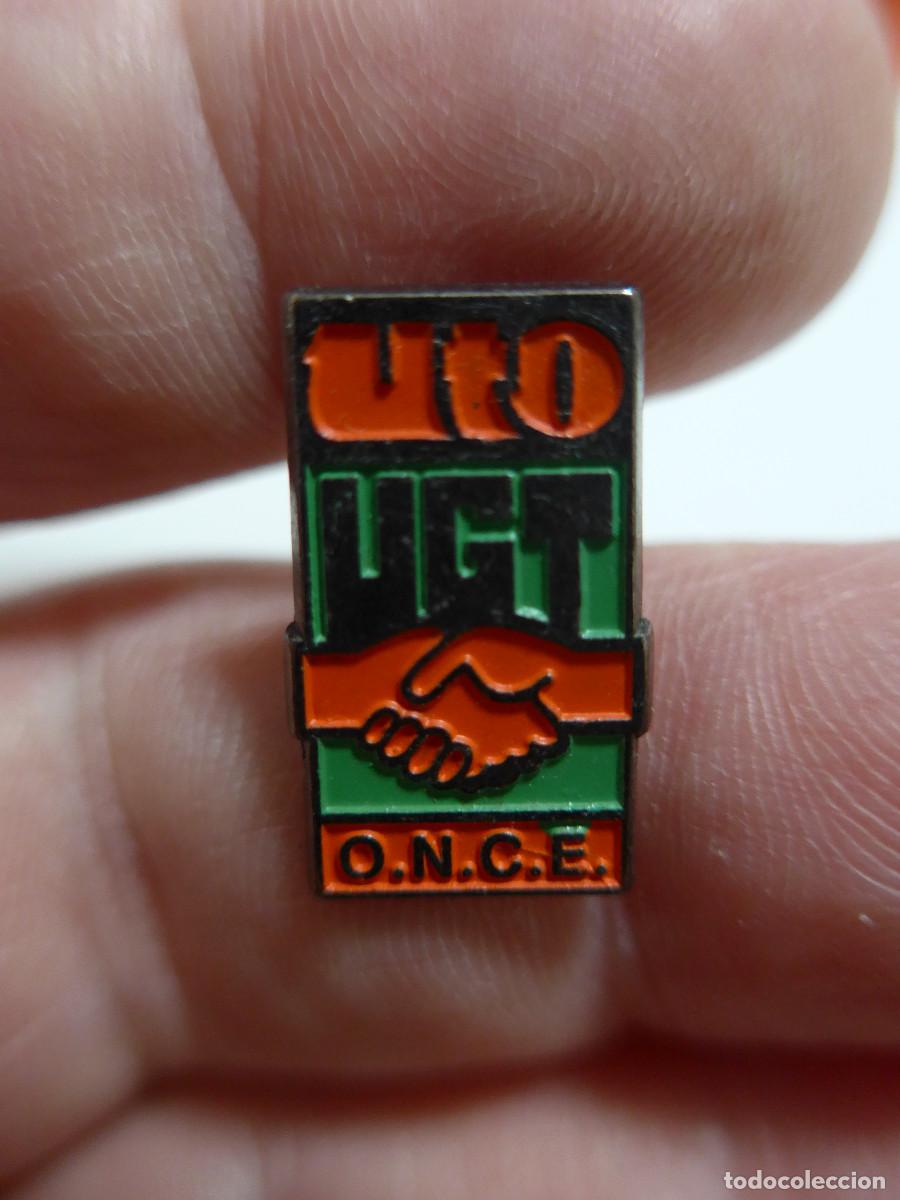 Pins de colecci&oacute;n: PIN UTO UGT O.N.C.E. - Foto 1