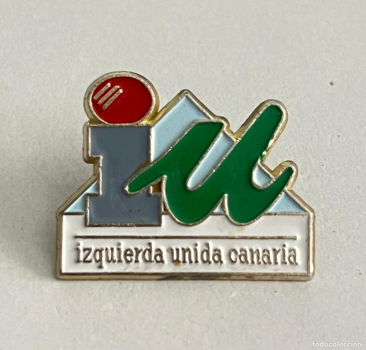 Pins de colecci&oacute;n: PIN POLITICO. IU. IZQUIERDA UNIDA DE CANARIAS. (PINS POLITICOS, CHAPAS POLITICAS)
