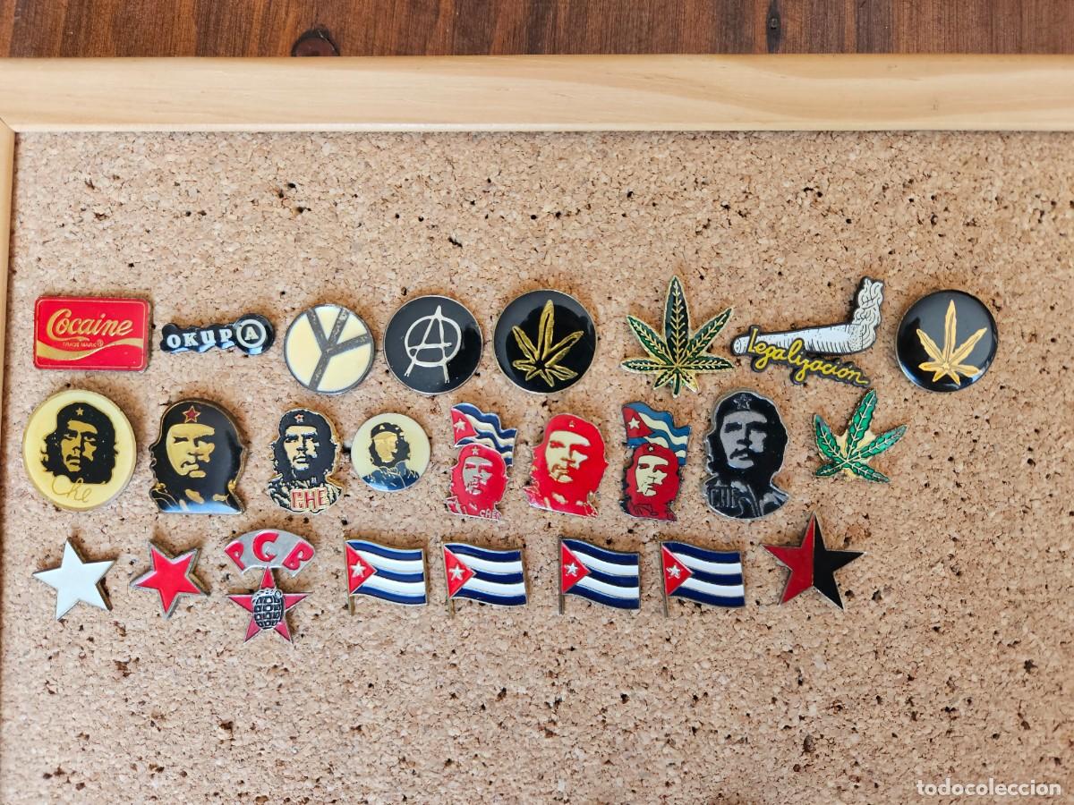 Pins de colecci&oacute;n: Pins Che Guevara Cuba Anarqu&iacute;a pin de drogas marihuana pines pol&iacute;ticos