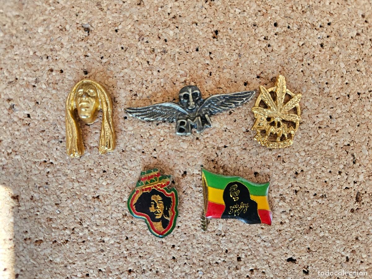 Pins de colecci&oacute;n: Pins Bob Marley pin del gran m&uacute;sico de los a&ntilde;os 70 pines BMW