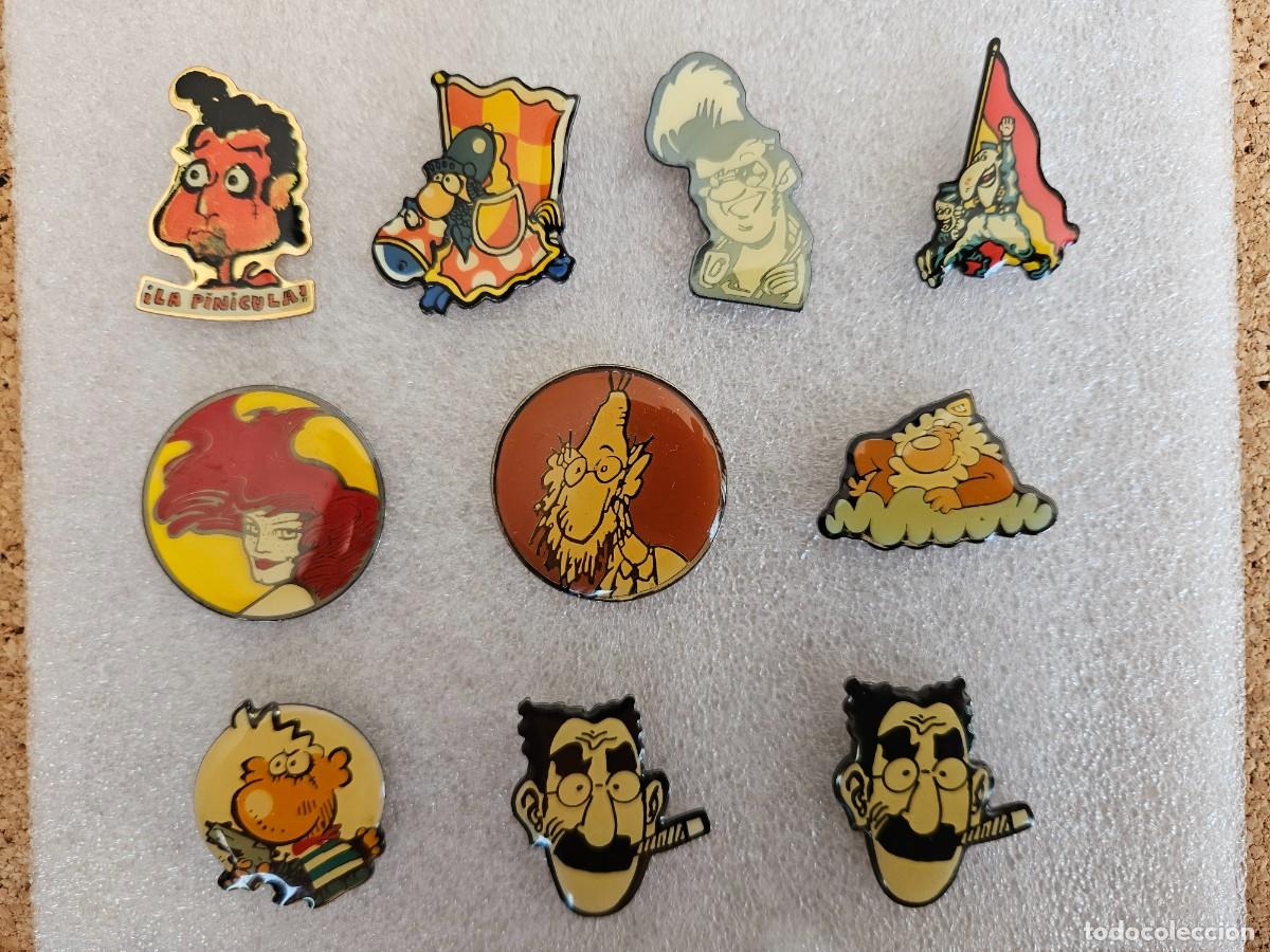 Pins de colecci&oacute;n: Pins revista El Jueves y un pin de makinavaja y otros pines