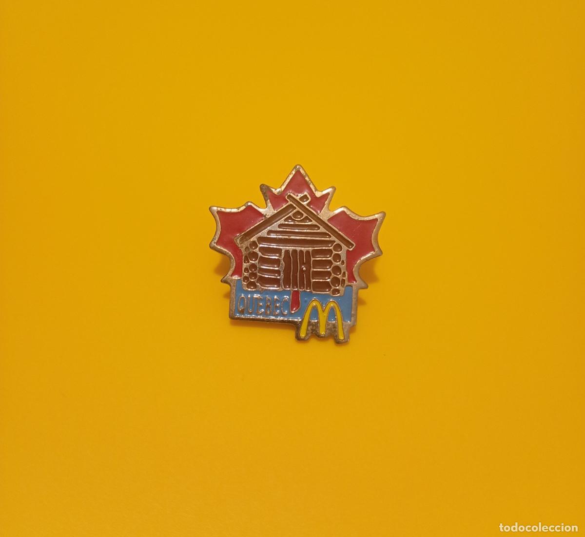 Pins de colecci&oacute;n: Pin. McDonalds. Quebec. Canad&aacute;.