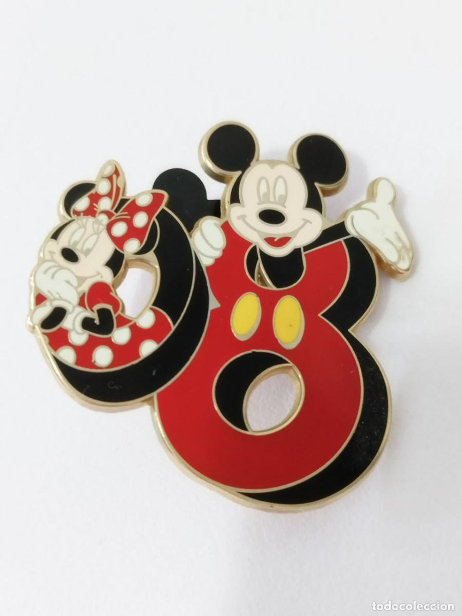 Pins de colecci&oacute;n: Pin oficial Disney Mickey y Minnie Mouse 80 aniversario &ndash; Pin Trading 2008