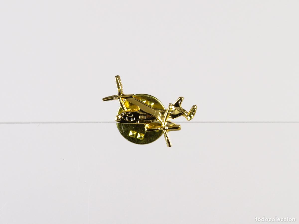 Pins de colecci&oacute;n: Pin avi&oacute;n Osprey bimotor metal dorado segunda mitad S XX