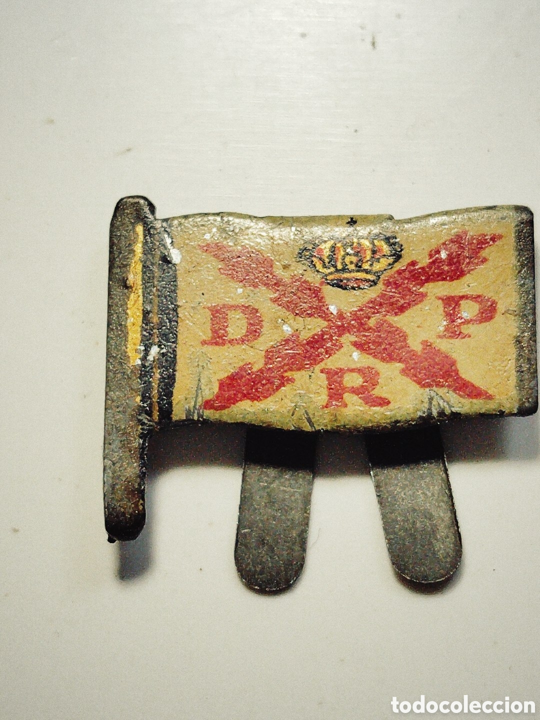 Pins de colecci&oacute;n: Insignia solapa Carlista, utilizados por los requet&eacute;s delante la Guerra Civil.