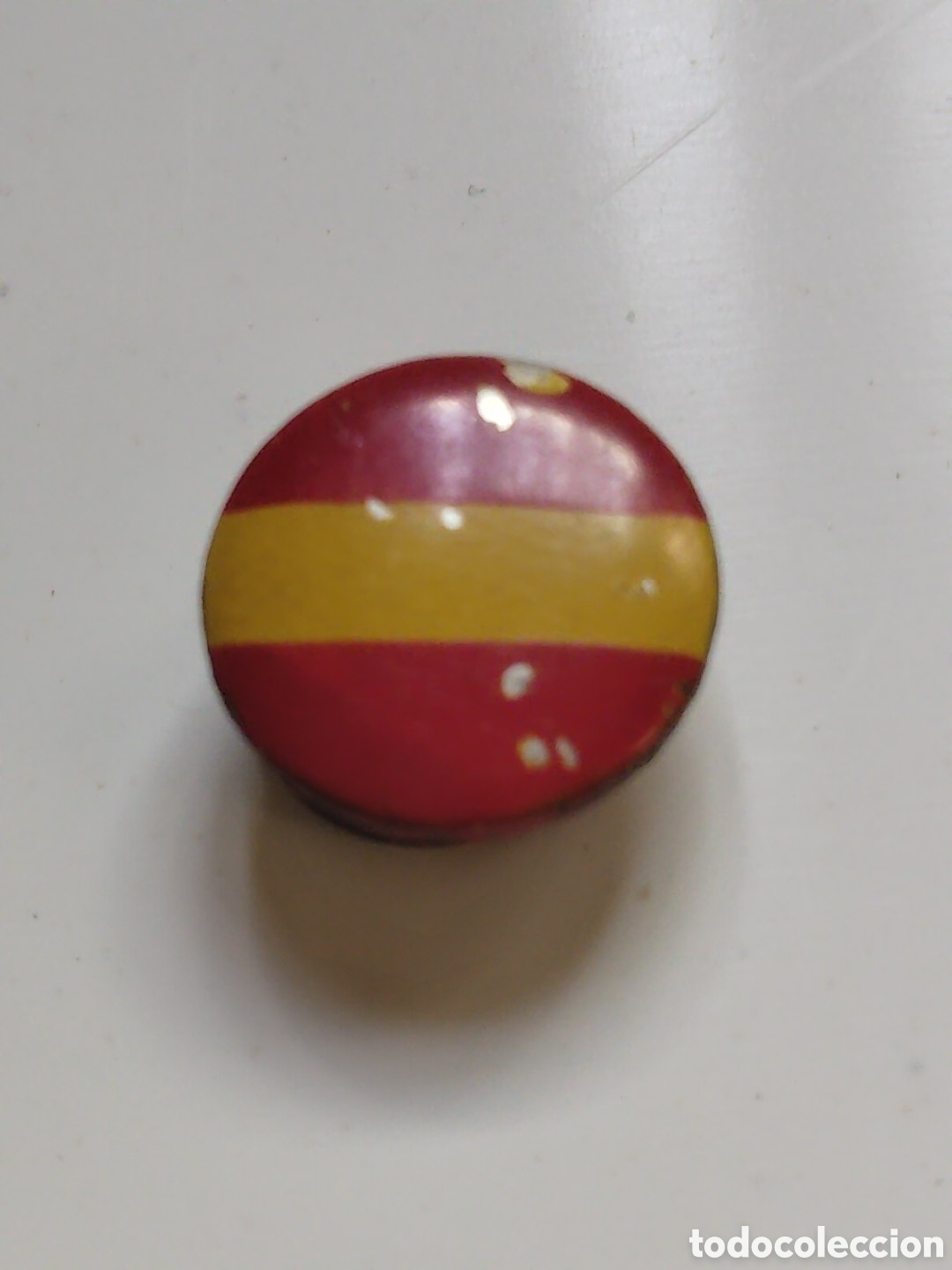 Pins de colecci&oacute;n: Bot&oacute;n patri&oacute;tico de solapa, para ojal. A&ntilde;os 30/40