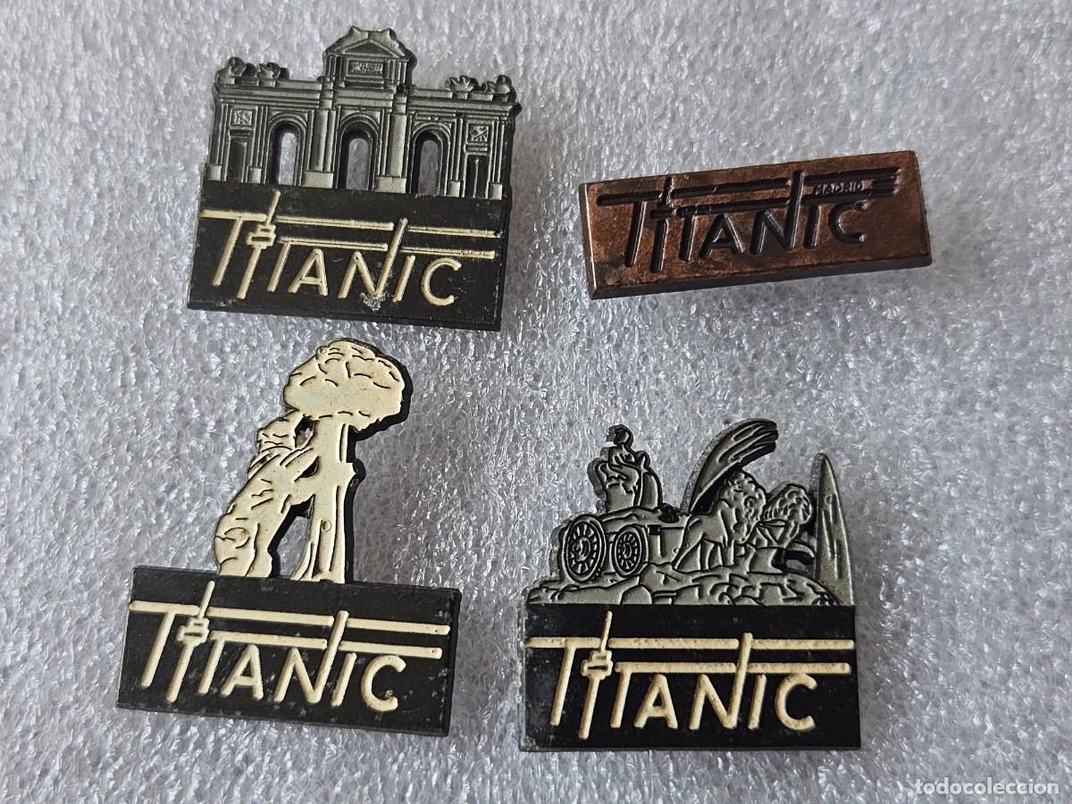 Pins de colecci&oacute;n: Pins discoteca titanic pin