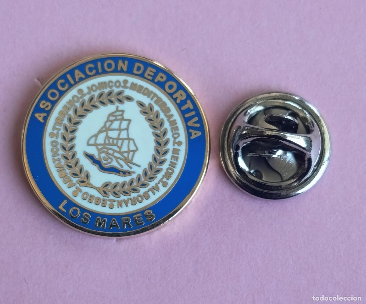 Pins de colecci&oacute;n: PIN FUTBOL - ESMALTE - ASOCIACIO DEPORTIVA LOS MARES - SEVILLA - 130706