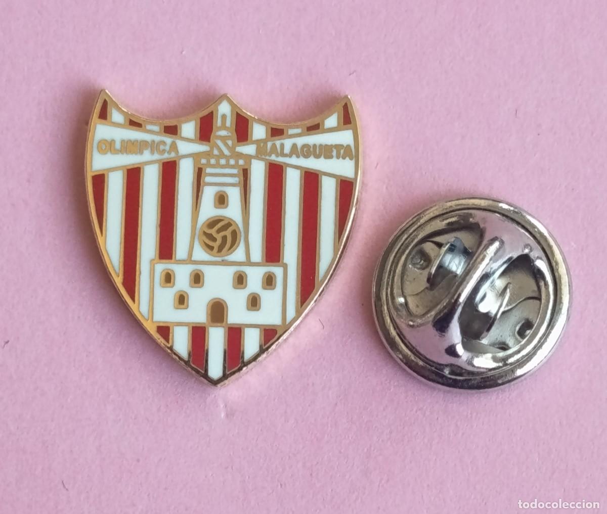 Pins de colecci&oacute;n: PIN FUTBOL - ESMALTE - OLIMPICA MALAGUETA - MALAGA - 130708