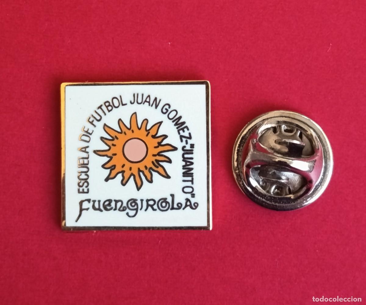 Pins de colecci&oacute;n: PIN FUTBOL - ESMALTE - ESCUELA DE FUTBOL JUAN GOMEZ &rdquo;JUANITO&rdquo; - FUENGIROLA - MALAGA - 130710