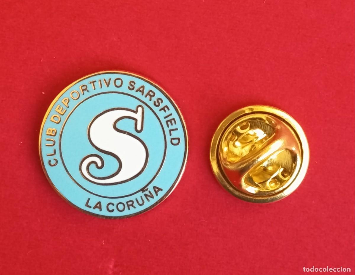 Pins de colecci&oacute;n: PIN FUTBOL - ESMALTE - CLUB DEPORGTIVO SARSFIELD - CORU&Ntilde;A - 130716