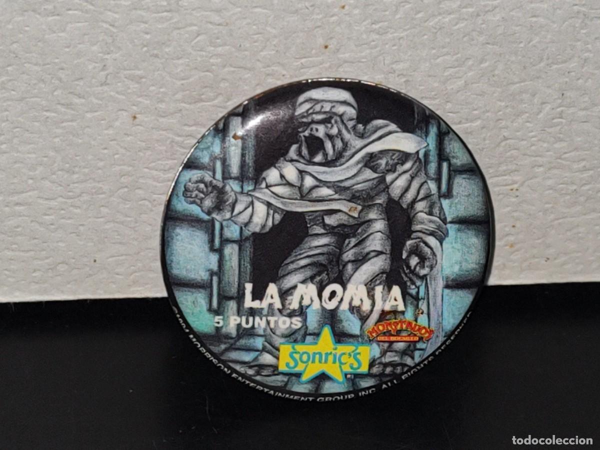 Pins de colecci&oacute;n: A7- Bot&oacute;n Monstruos Del Bolsillo. Sonric's: La Momia, 5 Puntos - 1994